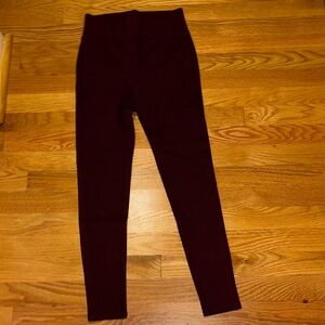 LOFT petite Rich Burgundy Leggings